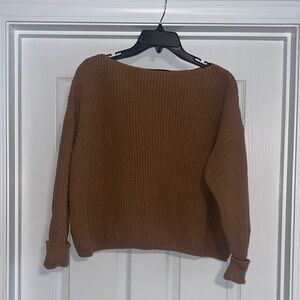 French Connection Cozy Brown Women's Sweater